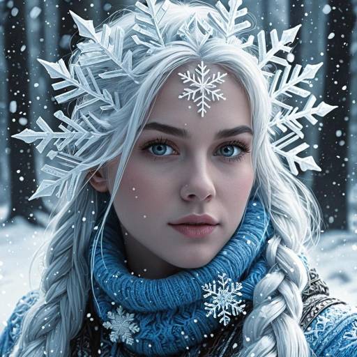 Enchanting Snow Frosted Fantasy Beauty Enchanting Snow Frosted Fantasy Beauty