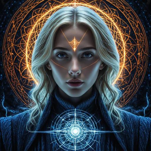 Eerie Portrait of a Muted Blonde Mage Eerie Portrait of a Muted Blonde Mage