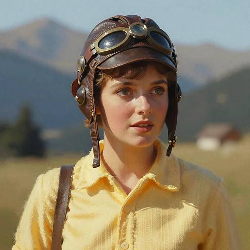 Vintage Pilot in Avila Mountains