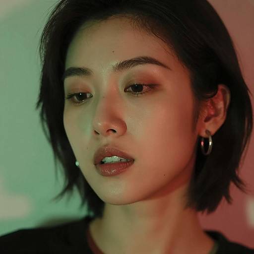 Striking Portrait of a Stylish Woman