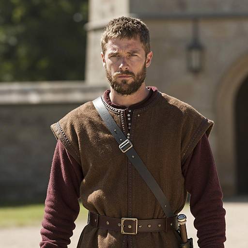 Medieval Man in Historical Costume