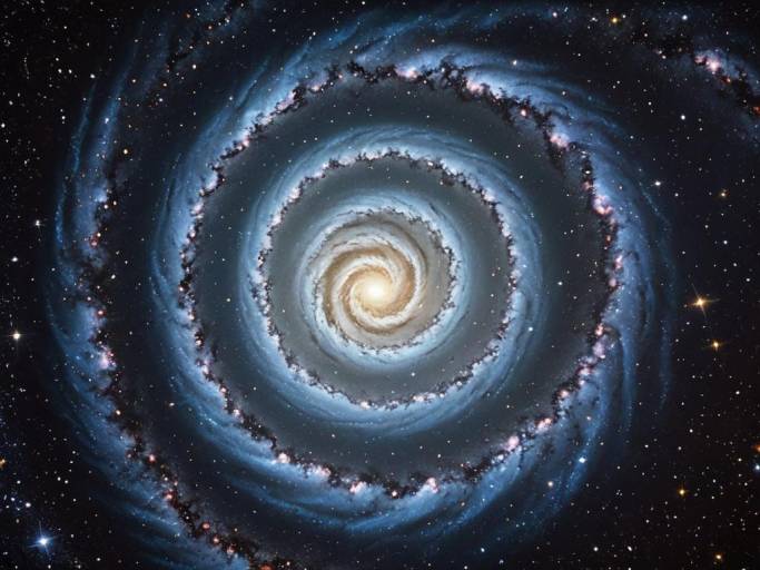 Fantasy Spiral Galaxy Painting