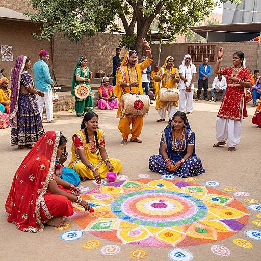 Vibrant Rural Festival in Uttar Pradesh