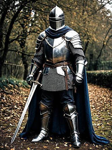 Majestic Knight King in Full Armor