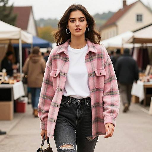 Selfmade Hero Woman at Flea Market