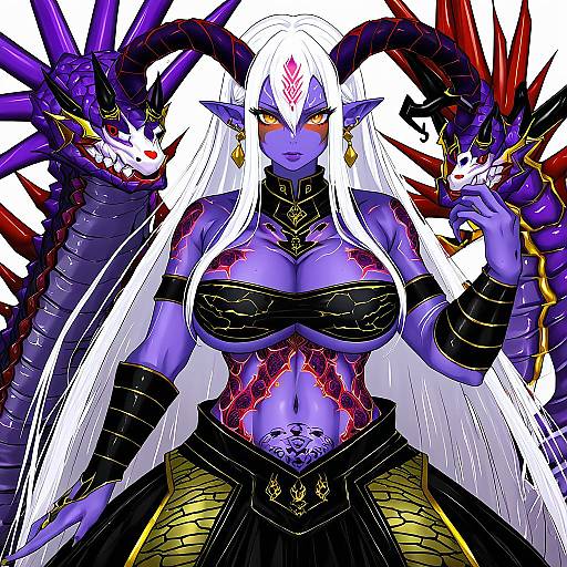 Illustration of Alipheese fateburn xvi, mon-musu quest! in the style of Ashiomi masato