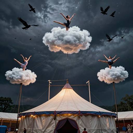 Gravity-Defying Circus in Cloudscape