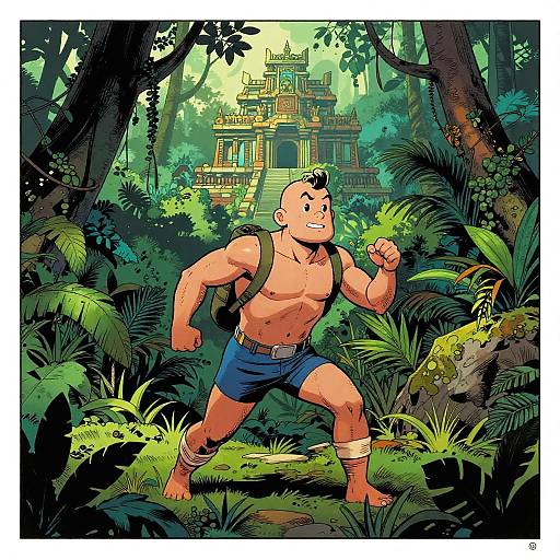 Tintin's Jungle Temple Adventure
