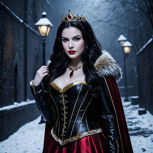 Enchanting Evil Queen Fantasy Costume Photo