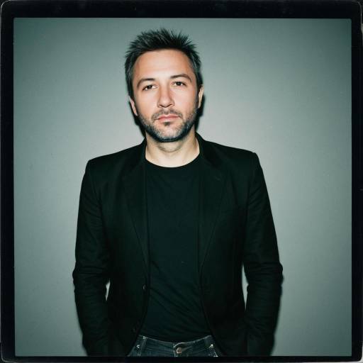 Man in black blazer and t-shirt