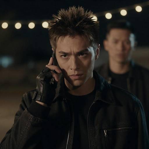 Intensity at Night with Two Men