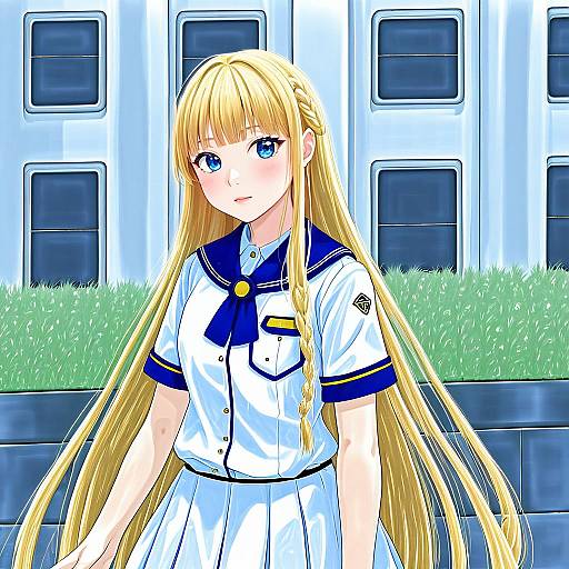 Illustration of Alicia florence, aria (manga) in the style of Takenoko no you