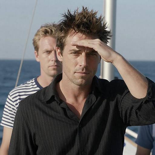 Coastal Portrait of Three Men