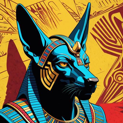 Modern Anubis Deity Portrait