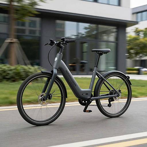 Sleek Electric Bike on Urban Trail