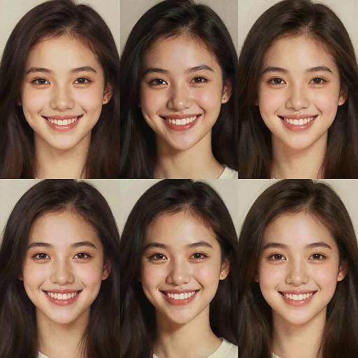 Candid Female Portraits with Natural Smiles