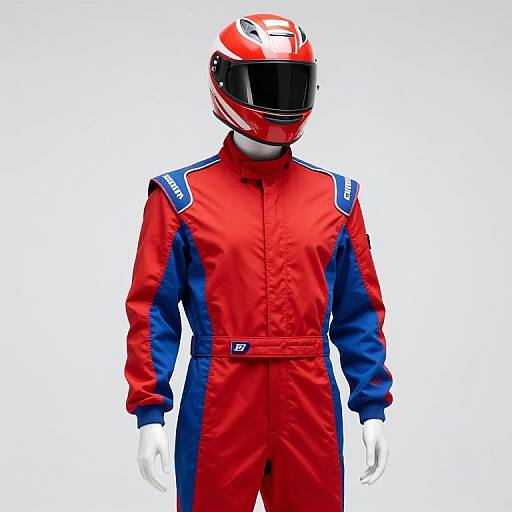Racing Suit Mannequin with Helmet
