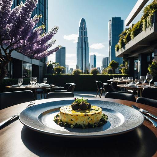 Cinematic Truffle Omelette in Solarpunk Space