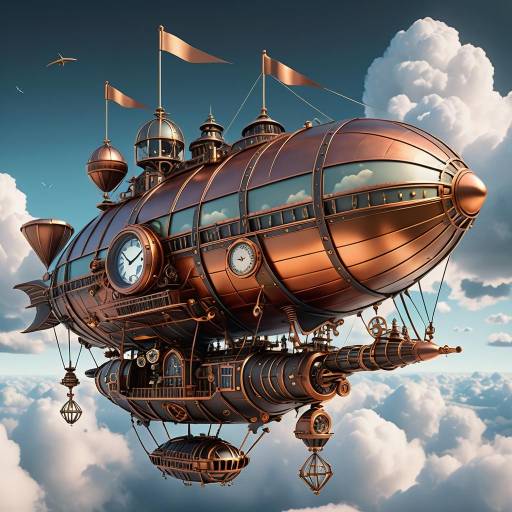 Whimsical Steampunk Airship Adventure Whimsical Steampunk Airship Adventure