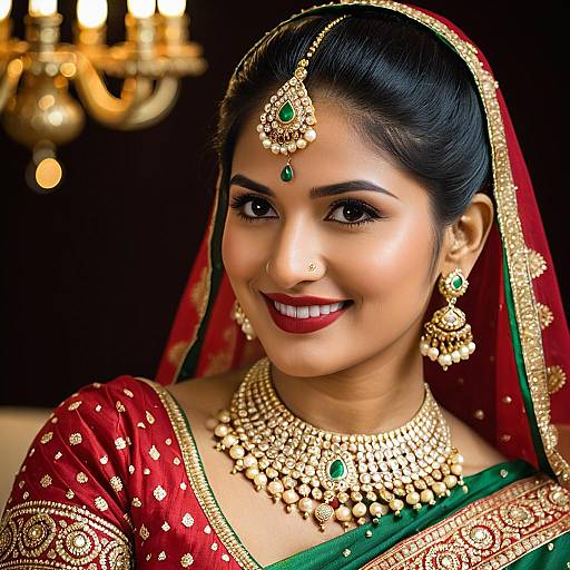 Elegant South Indian Bride Portrait