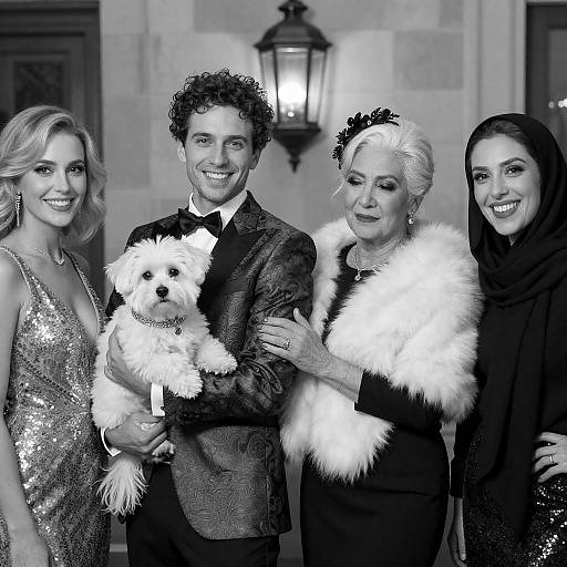 Diverse Group in Stylish Indoor Setting