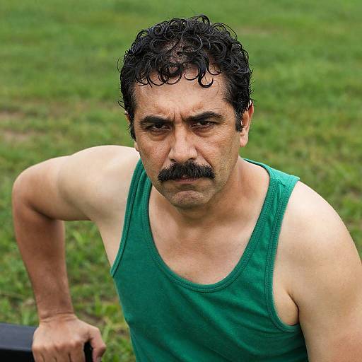 Serious Middle-Aged Man Portrait