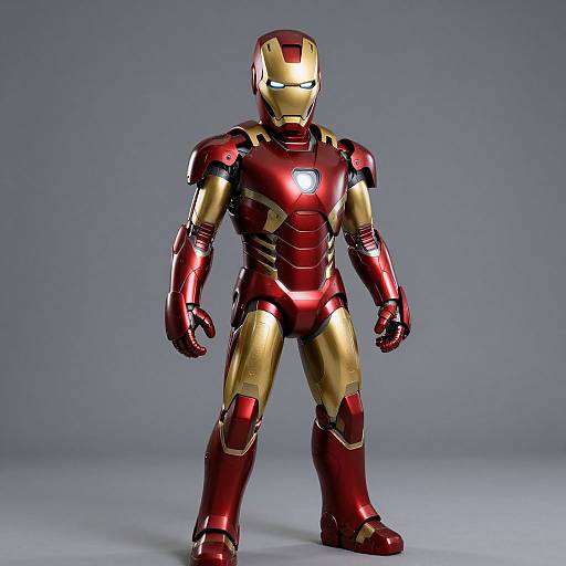 Cyborg Boy in Iron Man Suit