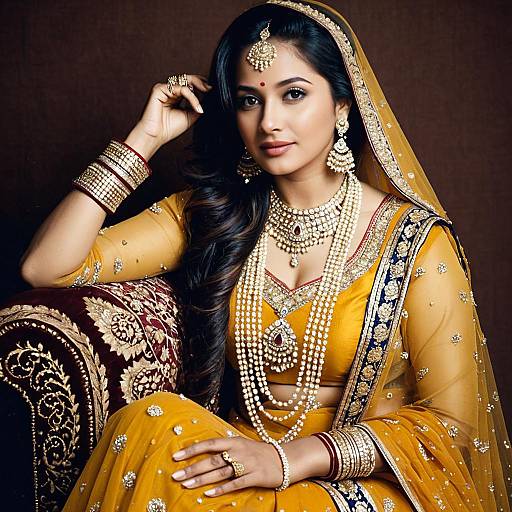 Elegant Gharara and Sari Fashion