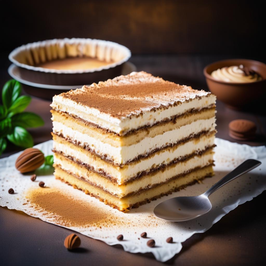 Gourmet Tiramisu with Nostalgic Style