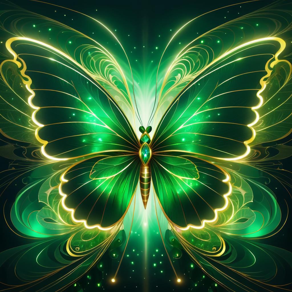 Emerald Butterfly: Awakening Through Soundwaves