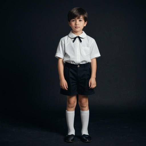 Solemn Young Boy in Pricò Cosplay
