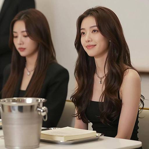 Contemplative Moments at a Cozy Table