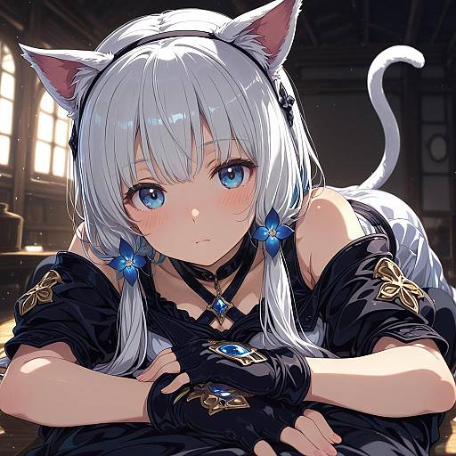 Illustration of Monk (final fantasy), final fantasy in the style of Ogipote