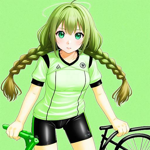 Illustration of Amane suzuha, steins;gate in the style of Kirisawa juuzou