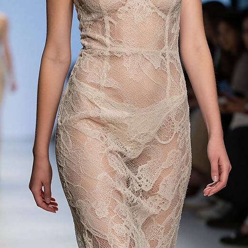 Futuristic Fashion with Detailed Lace