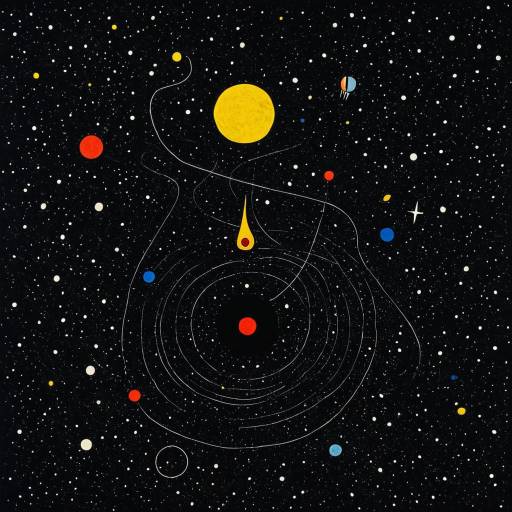 Cosmic Symbolism Inspired by Joan Miró
