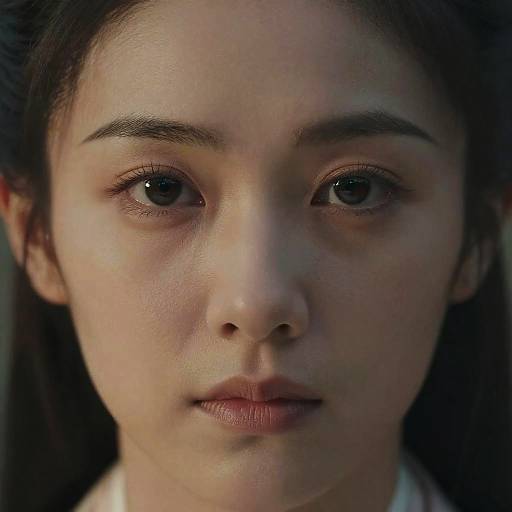 Close-Up Portrait with Wide Interocular Distance