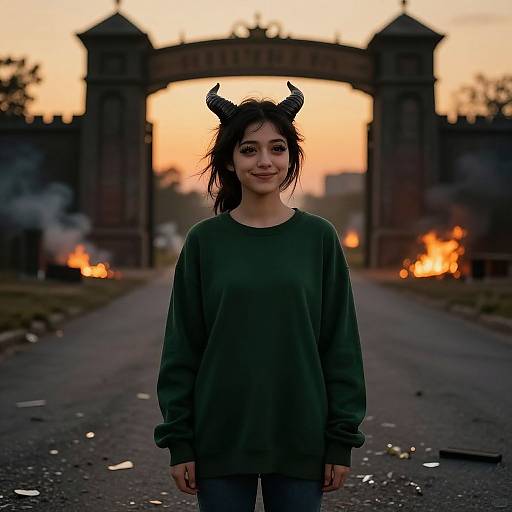 Sunset Succubus at Demon Realm Gate