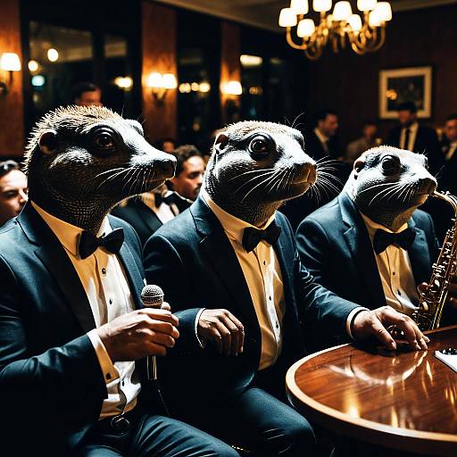 Platypus Jazz Quartet in Formal Attire