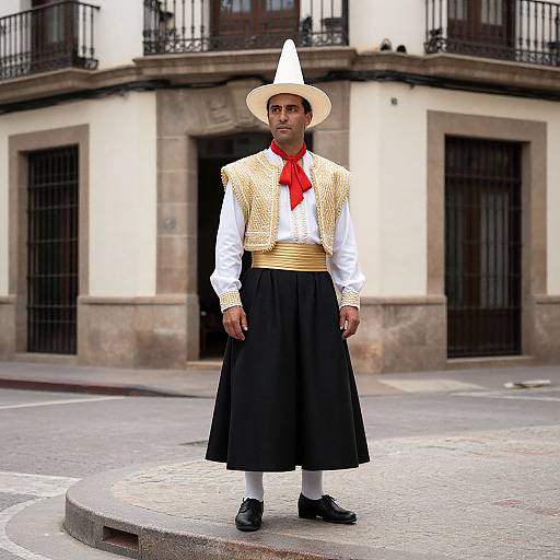 Man in Traditional Spanish Costume
