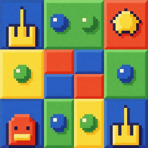 64x64 Pixel Art Retro Sprite