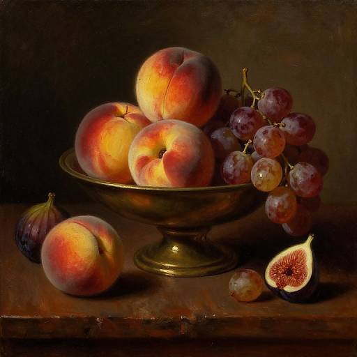 Vintage Still Life Oil Painting