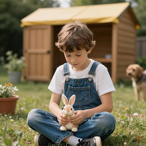 Childhood Joy in Nature's Embrace