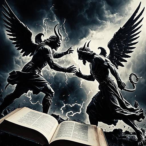 Heaven vs Hell: God and Devil Battle
