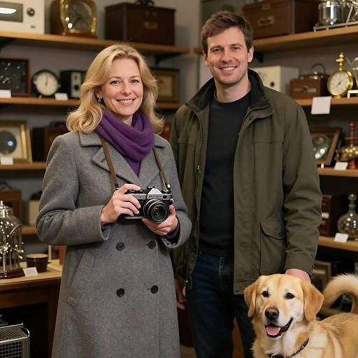 Charming Antique Shop Moment Captured