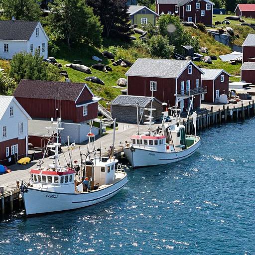 Aerial View of Haines Harbor