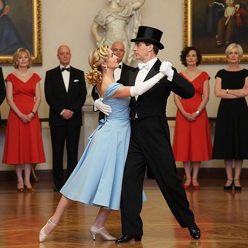 Elegant Ballroom Dance Performance
