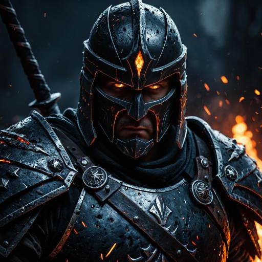 Obsidian Warrior in Battle Armor