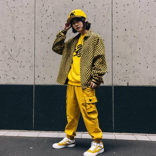 Youth Urban Streetwear Fashion in Yellow