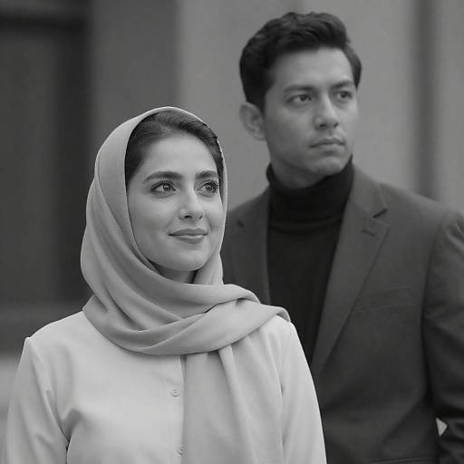 Intimate Black and White Portrait